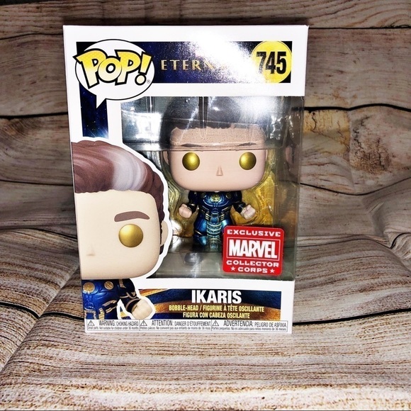 NWT Marvel Collectors Corp Eternals Funko Pop Ikaris #745 - Picture 7 of 9